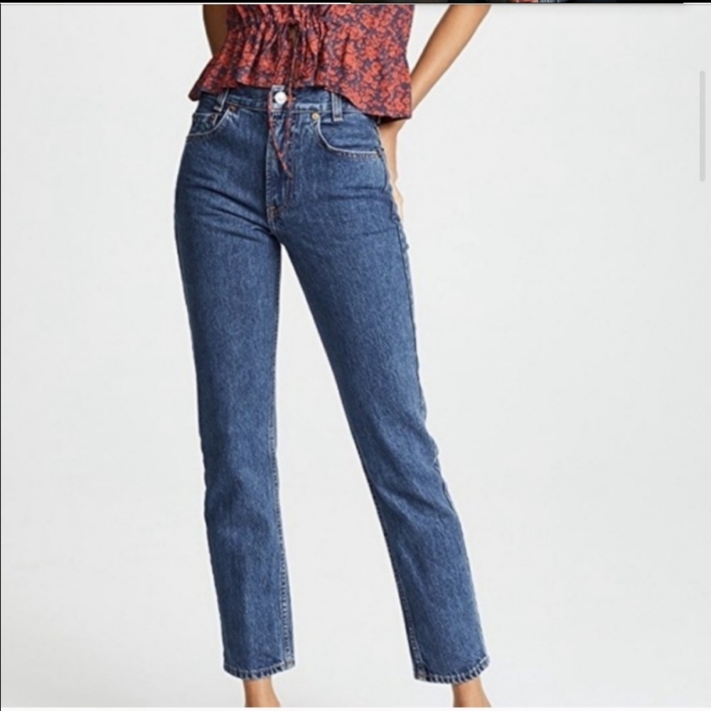 NWT Re/Done Straight Leg Academy Fit Jeans